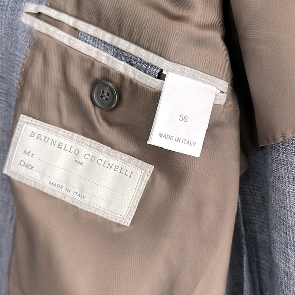 Brunello Cuccinelli | Linen Blazer | Size 56 - Picture 9 of 10